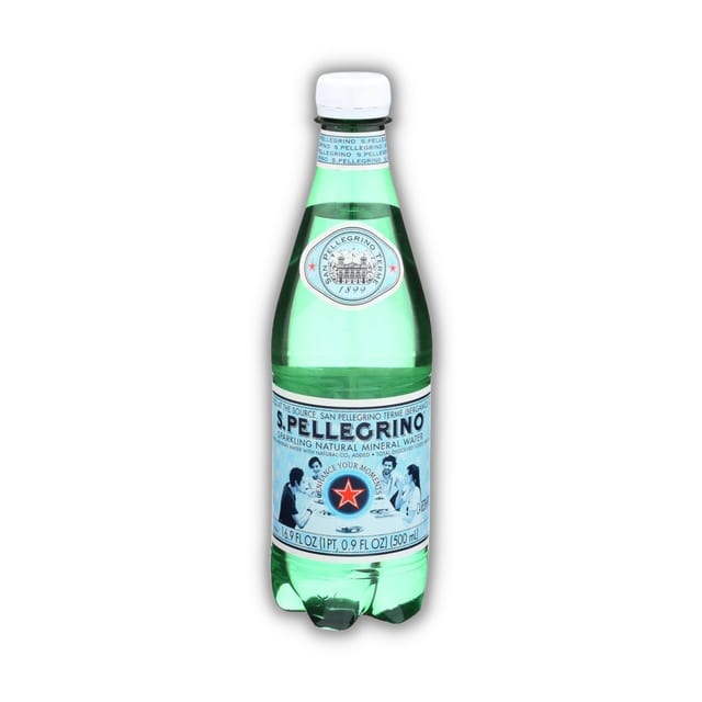 S.P. - Sparkling Mineral Water.
