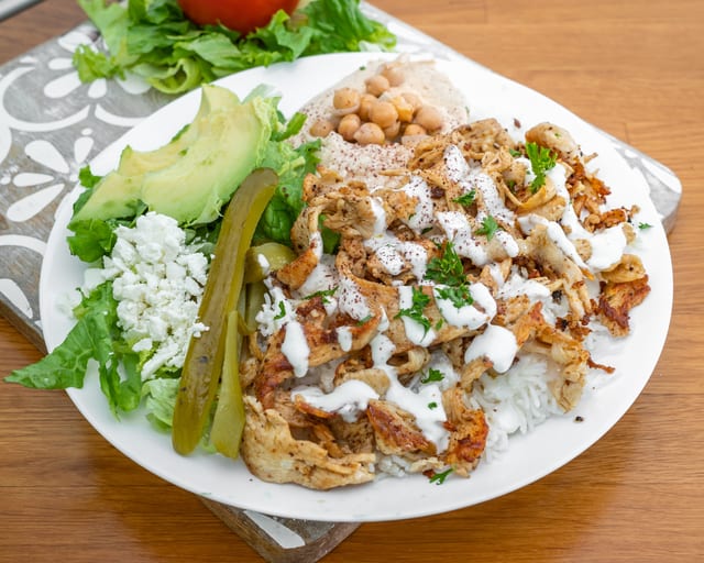 Shawarma Chicken Plate.