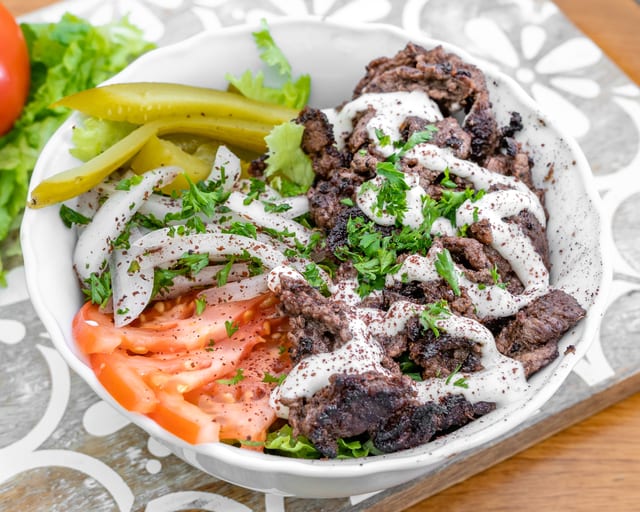 Beef Shawarma Bowl.