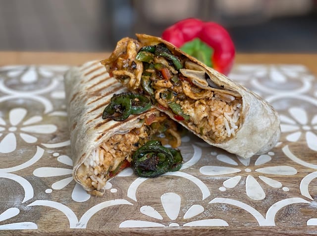 Chicken Fajita Plate.