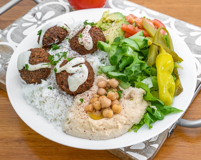 Falafel Plate.