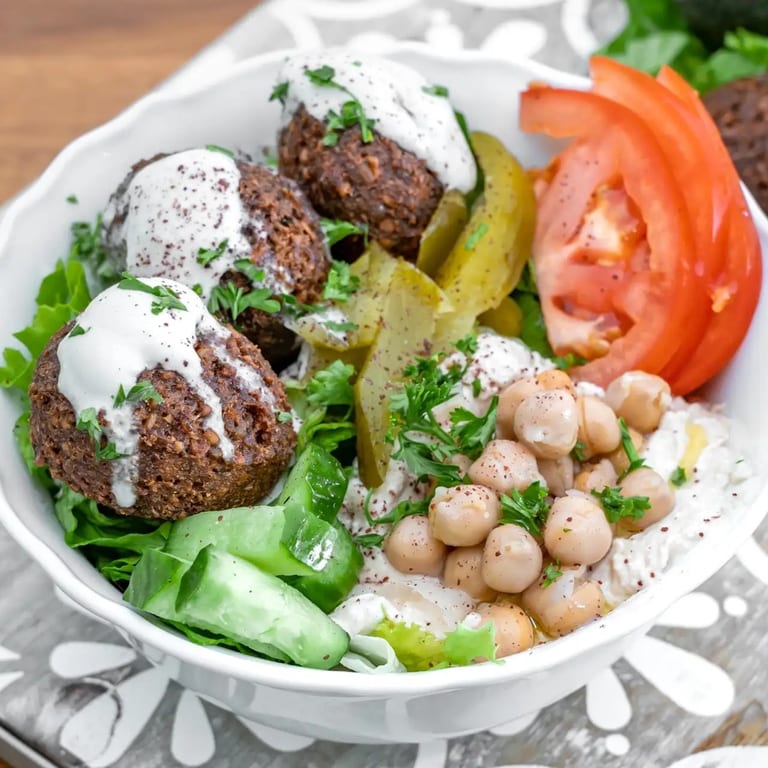 Falafel Your Way: Wrap, Sandwich, Plate, or Bowl